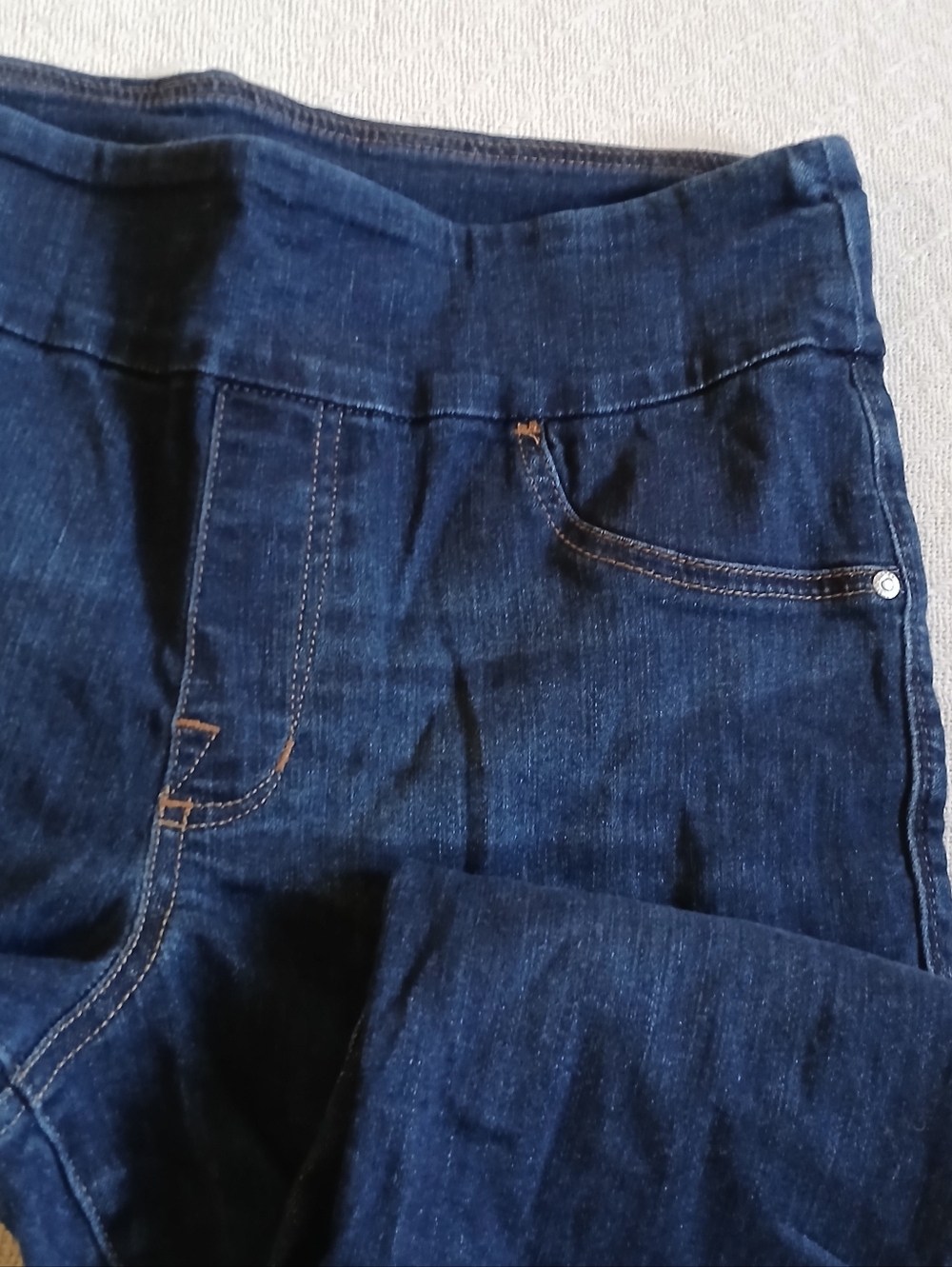 R&R ♡ fever crop pull on jegging denim jeans  14 rock &  republic - Picture 4 of 10